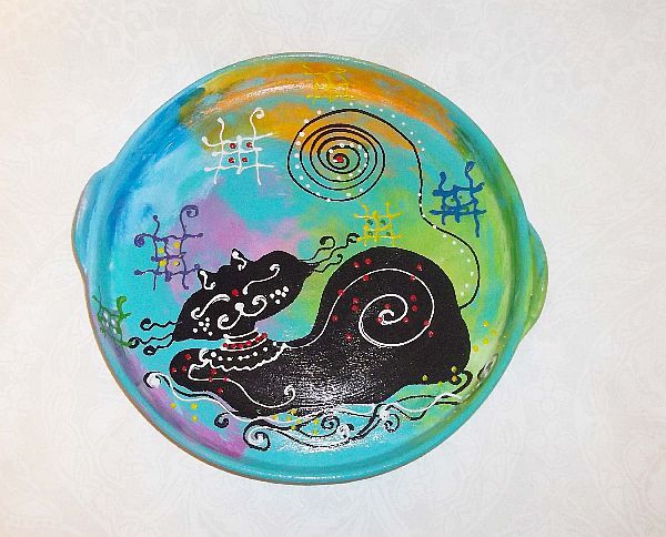 ceramica pisici multicolor 08b - Apasa pe imagine pentru inchidere
